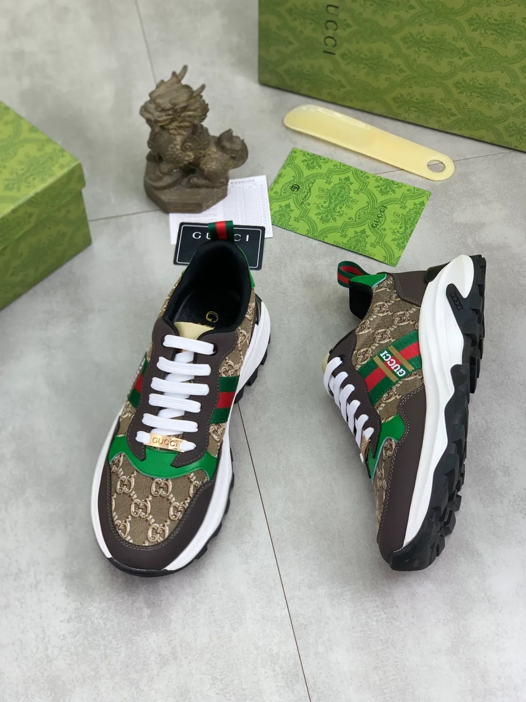 Men's shoes 💰P440💰[New model]🆘 The latest model from Gucci GUCCI official website🎁Classic casual and fashionable men's shoes👟Best model💥The version is simple and elegant, exclusive for trendy men. Unique official website latest brand elements👑Gucci original decoration, fashionable and generous, original soft calfskin fabric➕Comfortable soft first-layer pigskin lining ✅The official website specifies the wear-resistant casual outsole, the classic model is taken in kind🎬Color: 4️⃣colors available😍Number: 38-44